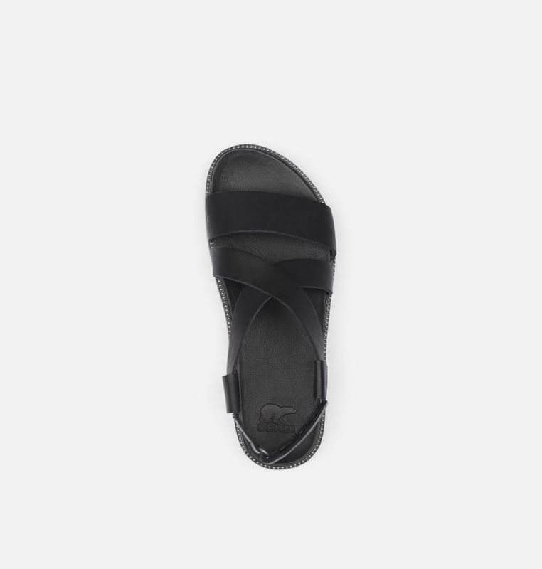 Sorel Kadın Roaming™ Criss Cross Flat - Sandalet Siyah - 461-IFSUJE